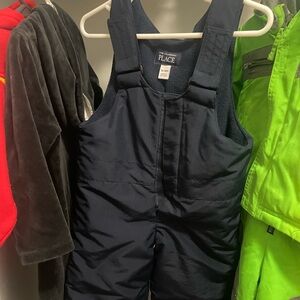 The Children's Place Navy Kids Snow Bibs